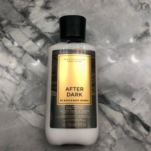 After Dark men’s body lotion
